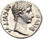 Augustus, 27 BC-AD 14. AR Denarius (3.86g) Nearly Mint State