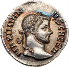 Galerius. Silver Argenteus (2.50g), as Caesar, AD 293-305 Mint State