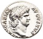 Nero, AD 54-68. Silver Denarius (3.40g) EF