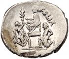 Faustus Cornelius Sulla. Silver Denarius (3.76g), 56 BC About EF - 2