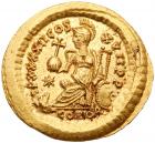 Theodosius II, Eastern Roman emperor, AD 402-450. Gold Solidus (4.48g) - 2