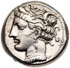 Carthaginians in North Africa, ca. 300 BC. Silver shekel (7.49g)