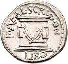 L. Aemilius Lepidus Paullus and L. Scribonius Libo. Silver Denarius (3.90g), 62 BC. - 2