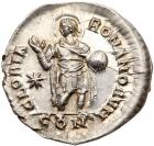 Theodosius II, Eastern Roman Emperor, AD 402-450. Silver Miliarense (4.40g) Supe - 2