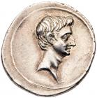 Octavian, as Sole Imperator, Silver Denarius (3.78g), 30-29 BC