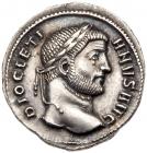 Diocletian, AD 284-305. AR Denarius (2.97g) Nearly Mint State