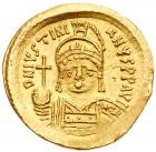 Justinian I, the Great, AD 527-565. Gold Solidus (4.36g) About EF