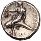 Calabria, Tarentum/Taras. Silver Didrachm (7.82g), c. 302-276 BC EF - 2