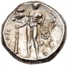 Lucania, Herakleia. Silver Didrachm (7.85g), c. 281-278 BC EF - 2