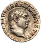 Vitellius, AD 69-69 AD. Silver Denarius (3.30g) About EF