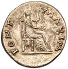 Vitellius, AD 69-69 AD. Silver Denarius (3.30g) About EF - 2