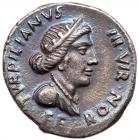 Augustus, 27 BC-AD 14. Silver Denarius (3.49g) EF