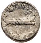 Mark Antony, as Triumvir, 43-30 BC. Silver Denarius (3.83g) VF