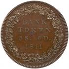 Great Britain. Pattern Proof 5 Shillings and Sixpence Bank Token, 1811 PCGS PF64 - 2