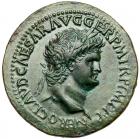 Nero, AD 54-68. AE Sestertius (25.22g) Superb EF