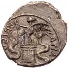 Octavian, as Sole Imperator, 30-27 BC. Silver Quinarius (1.53g) Superb EF - 2