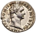 Domitian, AD 81-96. Silver Denarius (3.52g) Superb EF