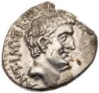 Mark Antony, Imperator and Triumvir, 44-30 BC. Silver Denarius (3.61g) Nearly EF