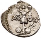 Mark Antony, Imperator and Triumvir, 44-30 BC. Silver Denarius (3.61g) Nearly EF - 2