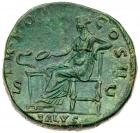 Aelius, Caesar under Hadrian, AD 136-138. AE Sestertius (26.22g) Superb EF - 2