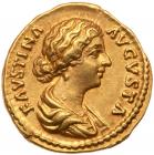 Faustina Junior, Augusta AD 146-176. Gold Aureus (7.20g) EF