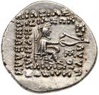 Parthian Kingdom. Orodes II. Silver Drachm (3.92 g), 57-38 BC EF - 2