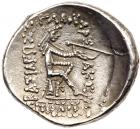 Parthian Kingdom. Mithradates II. Silver Drachm (3.87 g), 121-91 BC EF - 2