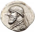 Parthian Kingdom. Mithradates II. Silver Drachm (3.93 g), 121-91 BC EF