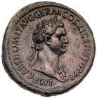 Domitian, AD 81-96. AE Sestertius (26.83g) About EF