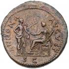 Domitian, AD 81-96. AE Sestertius (26.83g) About EF - 2