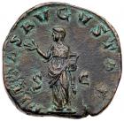 Otacilia Severa. AE Sestertius (17.80 g). Augusta AD 244-249 EF - 2