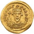 Phocas. Gold Solidus (4.30 g), 602-610 About EF