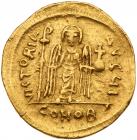 Phocas. Gold Solidus (4.30 g), 602-610 About EF - 2