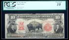 1901, $10 United States Note. PCGS Very Good 10 Apparent