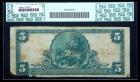 1902, $5 National Bank Note. The Second NB, Cortland, NY. Charter #2827. PCGS Fine 15 Apparent - 2