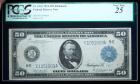 1914, $50 Federal Reserve Note. Richmond. PCGS Very Fine 25 Apparent