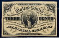 3, 5, 5, 10, 10, 15, 15, 25, and 50 cent Fractional Currency Set