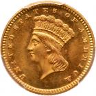 1872 $1 Gold Indian PCGS MS67