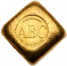 Australia. 'ABC' Gold Ingot About Unc