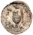 Judaea, Bar Kokbha Revolt. Silver Zuz (3.19 g). 132-135 CE. - 2