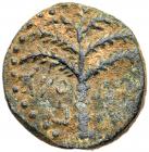 WITHDRAWN - Judaea, Bar Kokhba Revolt. AE Medium Bronze (9.45 g). 132-135 CE. Irregular issu