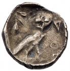 Judaea. Persian Period. Philistia, Uncertain mint. Silver Obol (0.55 g), ca. mid 5th century -333 BC - 2