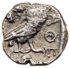 Judaea. Persian Period. Philistia, Uncertain mint. Silver Obol (0.56 g), ca. mid 5th century -333 BC. - 2