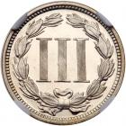 1868 Nickel 3C NGC PF67 UC - 2