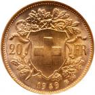 Switzerland. 20 Francs, 1949-B NGC MS67 - 2