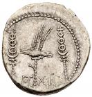 Mark Antony, as Imperator and Triumvir, 44-30 BC. Silver Denarius (3.53g) Choice