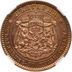 Bulgaria. 10 Stotinki, 1881-H NGC MS65 RB