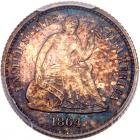 1864 Liberty Seated H10C PCGS MS66