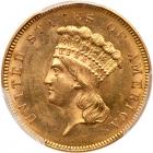 1855 $3 Gold PCGS MS63