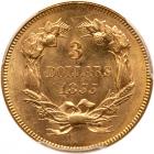 1855 $3 Gold PCGS MS63 - 2